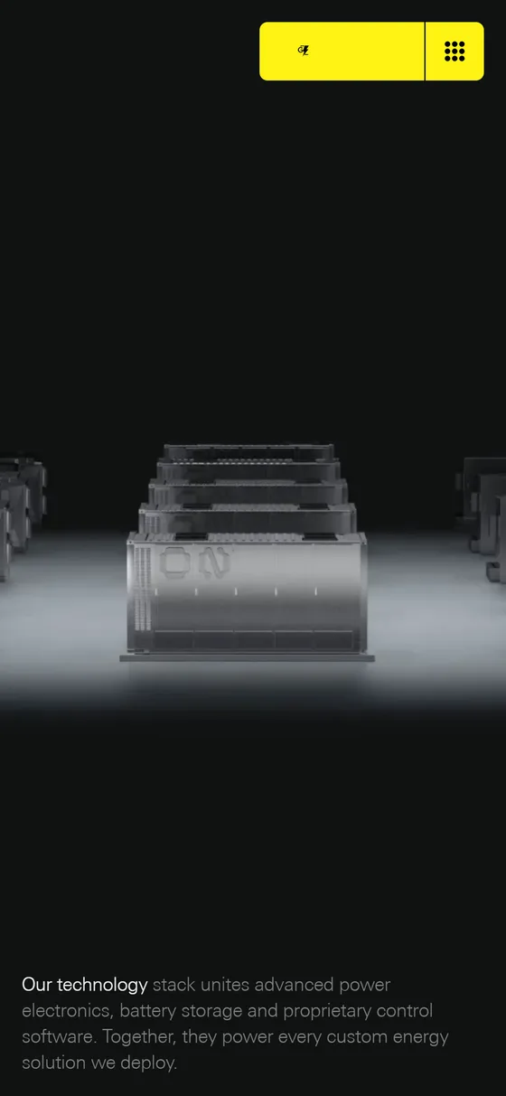 Gridline Energy responsive view