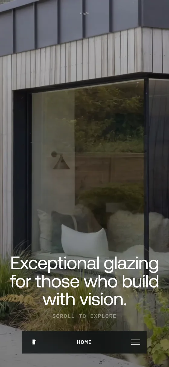 Lumen Glass responsive view