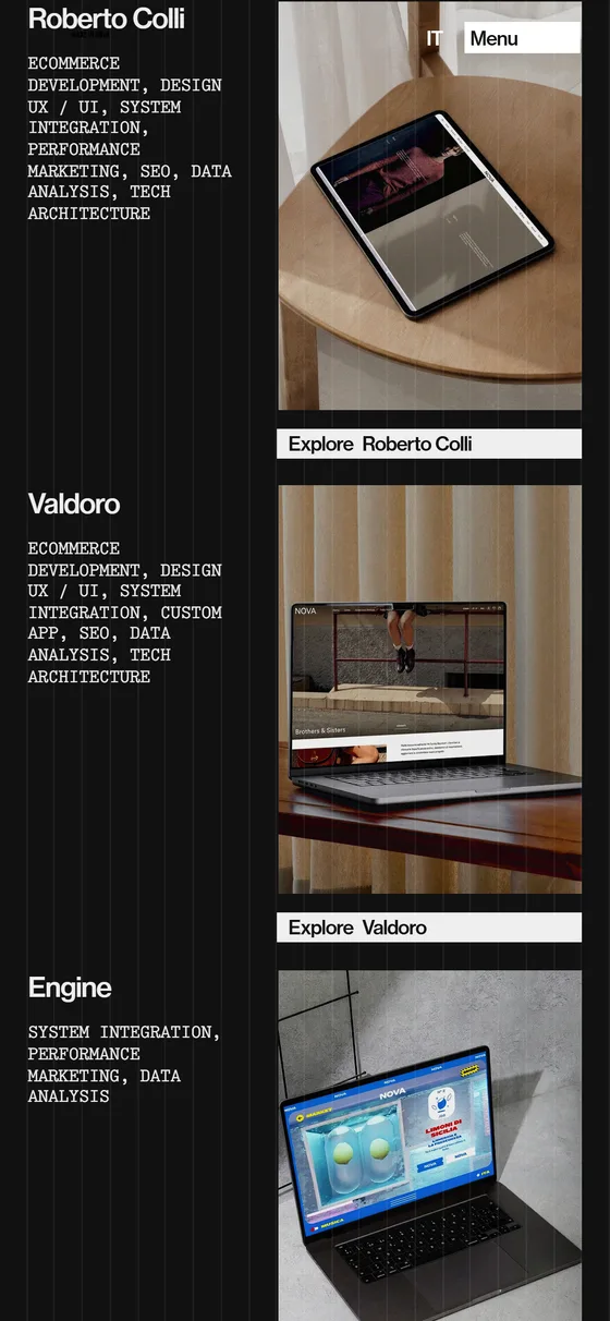 Made in Nova responsive view