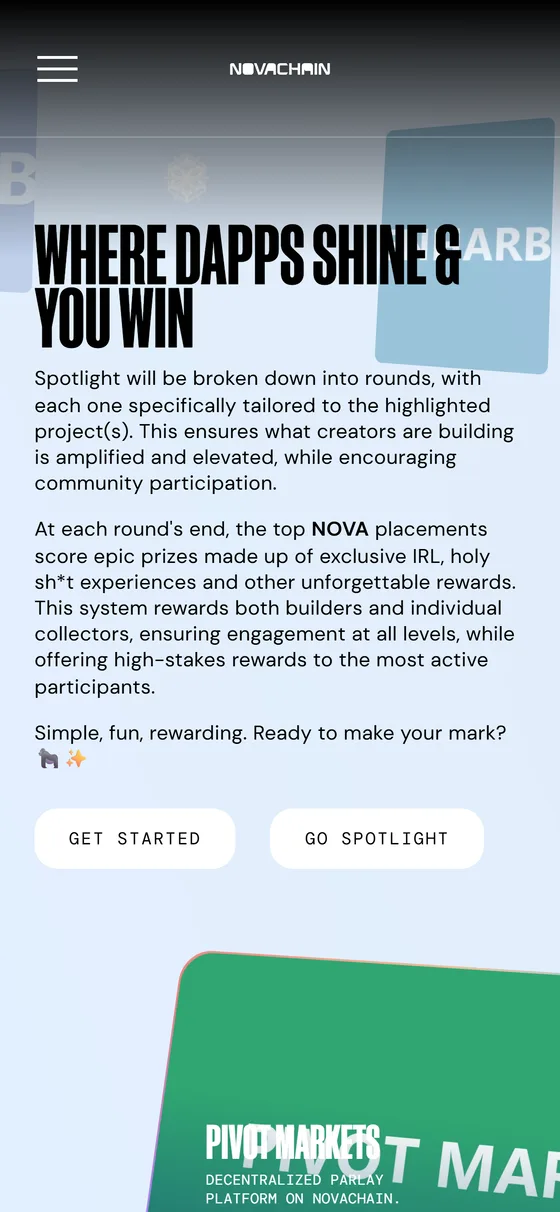Novachain responsive view